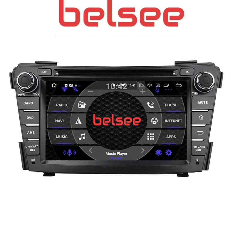 Автомобильный DVD плеер Belsee GPS Android 10 головное устройство Автомобильная