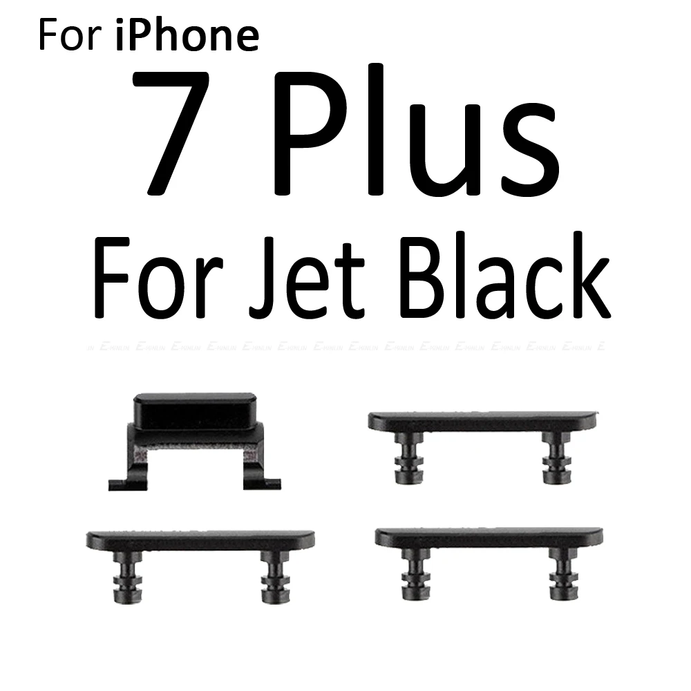 

10set/lot Side Button Volume Vibrate Switch Power Lock Side Mute Button Full Set For iPhone 7 7 Plus