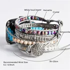 Ремешок для часов Apple, ремешок для исцеления, духовный браслет для медитации, тревоги, снятия стресса, ювелирный браслет