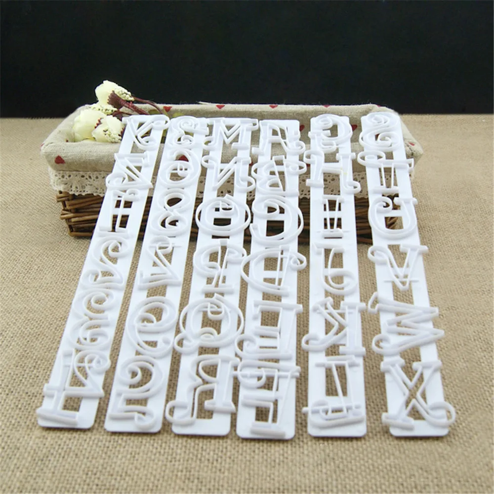 6 шт./компл. Кухонные гаджеты с русскими буквами помадка алфавит буквенный номер