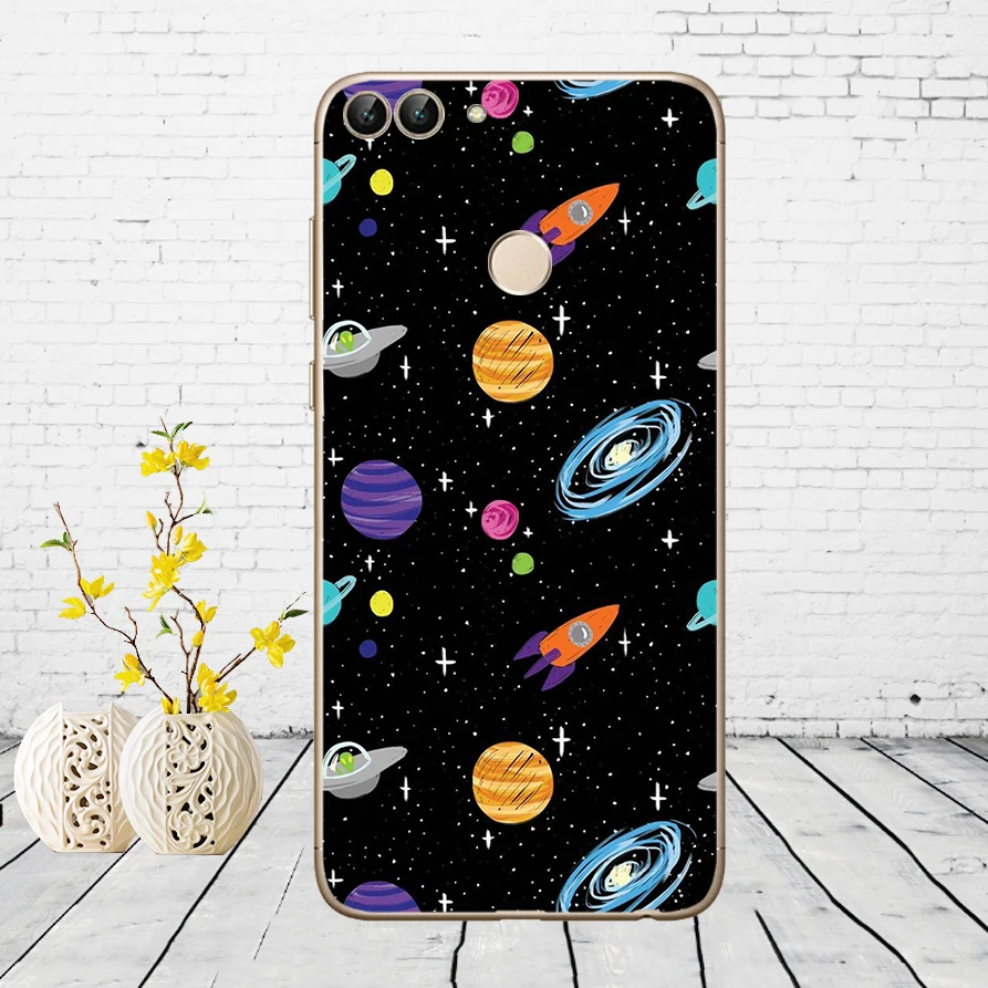 H20 Huawei P Smart Case TPU Мягкий силиконовый прозрачный чехол для телефона huawei P Smart Cover FIG-LX1 Enjoy 7S Чехол - Цвет: H20