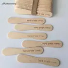 Палочки эскимо деревянные индивидуальные 100 шт., галстук-бабочка 3,5 дюйма, для девичника, дня рождения, вечеринки, буфета, стола, палочки для мороженого