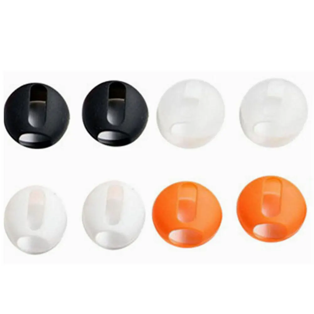 4 Pairs Easy Install Silicone Earbuds Cushion Anti-slip With Hole Gel Practical Soft Clear Cover Accessories For Apple Headphone |