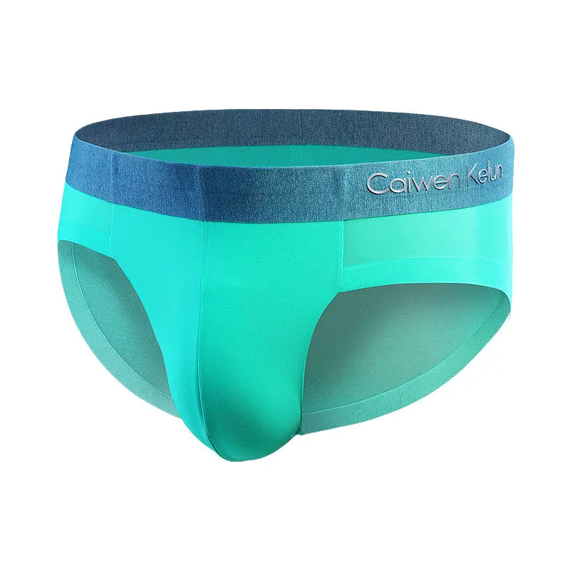 Men's Breathable Underwear Briefs Ice Silk Summer Ultra-thin Breathable Seamless Briefs Head Boyfriend Gift Choice 4pcs Gift Box