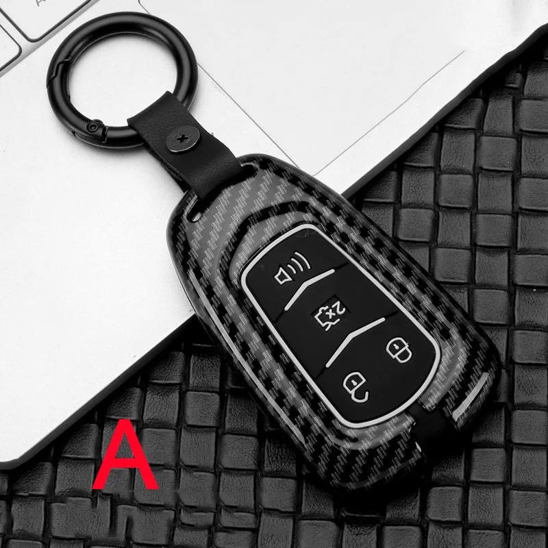 

Car Key Case Cover for Car for Cadillac ATS CT6 CTS Escalade SRX XT4 XT5 XTS DTS XT5 ESV STS XTS ELR 2016 2017 2018 Covers