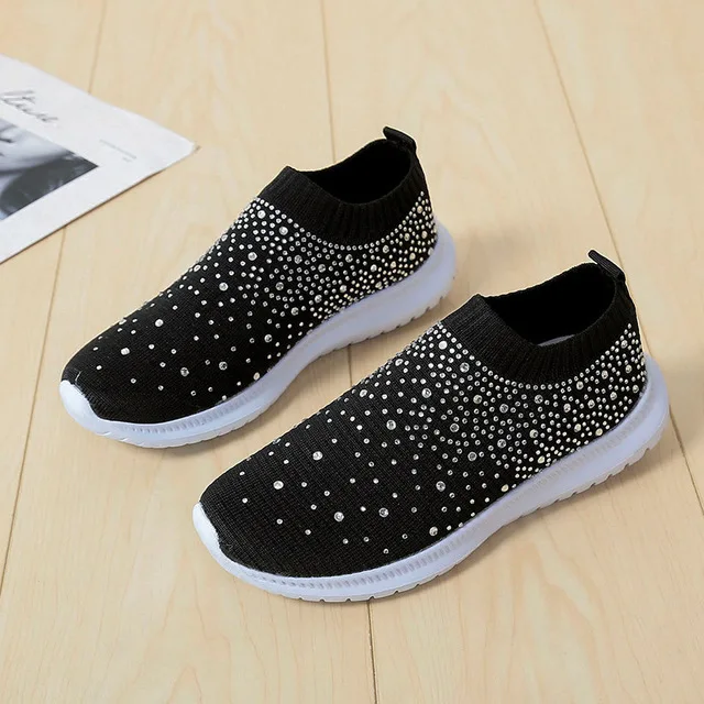 

Women Sneakers 2021 Latest Shiny Casual Shoes Sneakers Ladies Summer Sets of High Quality Sneakers Ladies Flat Running Shoes