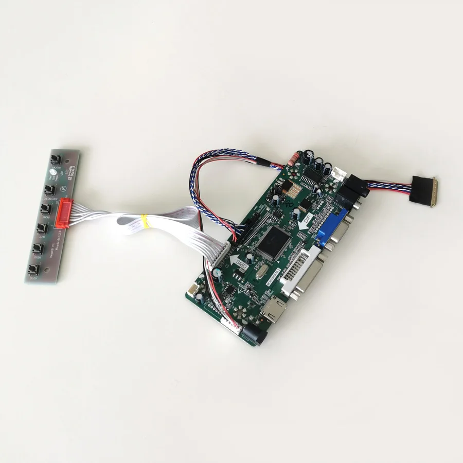 

Fit LTN156AT32 LTN156AT35 1366*768 15.6" LVDS 40Pins VGA DVI LCD Panel WLED Laptops M.NT68676 Screen Controller Board Kit