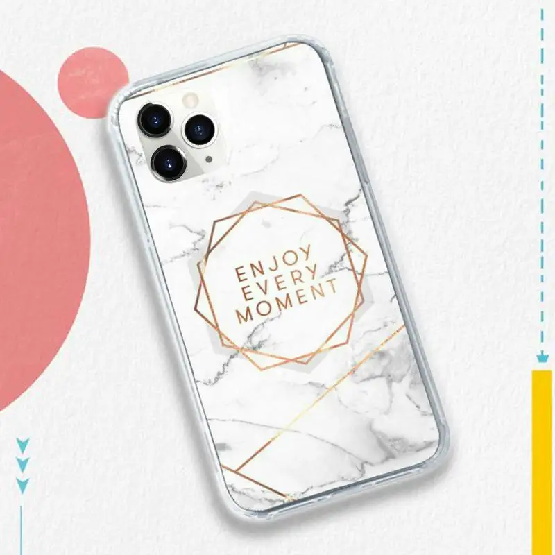 

PERSONALISED ROSE GOLD MARBLE Phone Case for iPhone 11 12 pro XS MAX 8 7 6 6S Plus X 5S SE 2020 XR