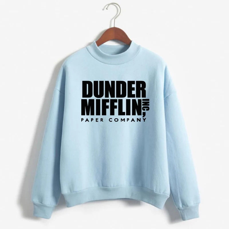 Женские толстовки Dunder Mifflin Inc бумажная компания Wernham Хогг Майкл Скотт космический