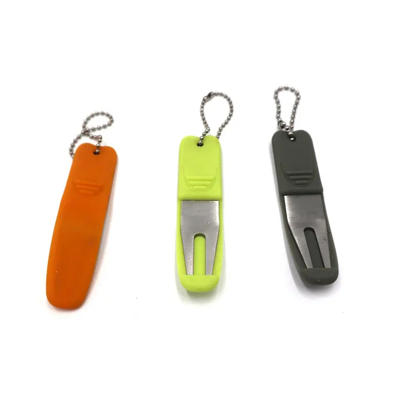 1 шт. Новое поступление резиновый чехол + SS304 аксессуары для гольфа зеленая вилка