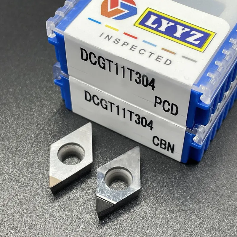 DCGT11T304 DCGT11T308 PCD CBN алмазные вставки из кубического нитрида бора высокая твердость