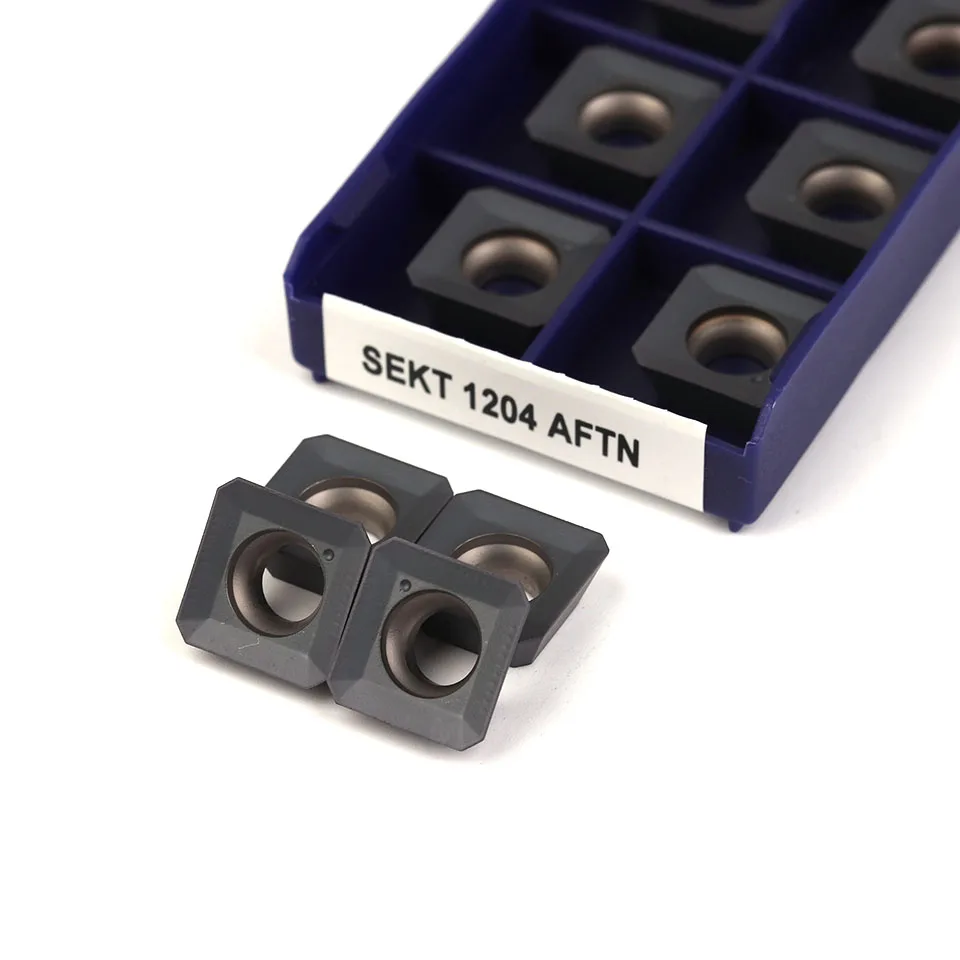 

SEKT1204 AFTN LT30 milling insert carbide milling cutter turning insert high quality sekt 1204 milling cutter CNC machining