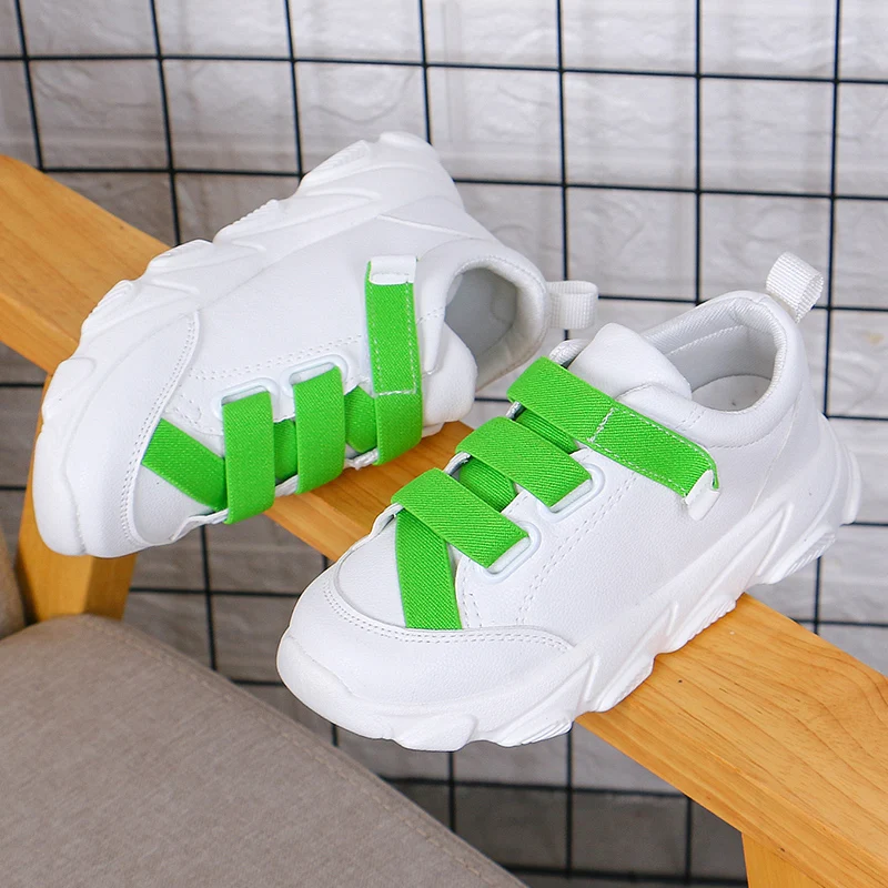 2019 г. кроссовки на шнурки без завязок для мальчиков и девочек ясельного возраста