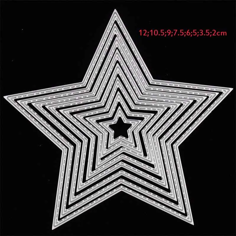 ZFPARTY квадратная круглая звезда рамка металлические штампы трафареты для сделай