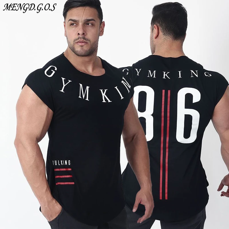 

Summer brand men's T-shirt 2020 new casual short-sleeved sportswear cotton jogger fitness men's clothing