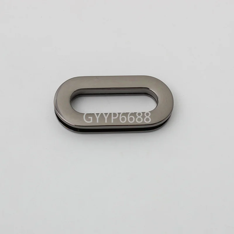 10-30-100pcs 8 colors 40*20mm 29mm inner rainbow oval shape eyelets for woman shoulderbag chain bag metal accessories