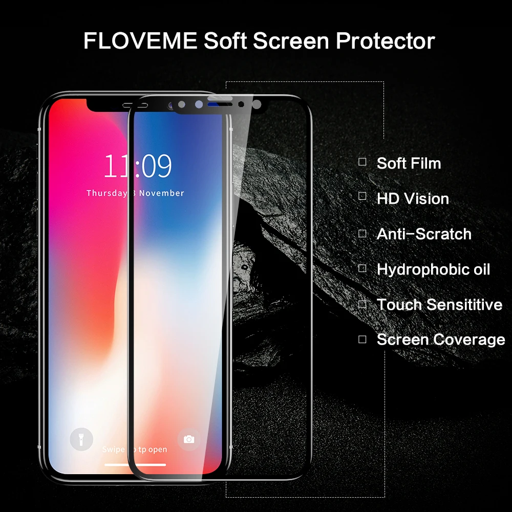 FLOVEME 3D полностью изогнутая Защитная пленка для экрана для samsung Note 9 8 10 S9 S8 Plus мягкая защитная пленка для samsung Note 10Pro без стекла