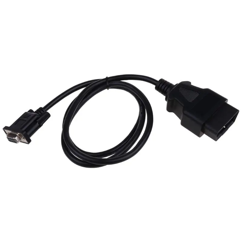 Универсальный OBD2 16Pin к DB9 RS232 Кабель-адаптер автомобильный диагностический