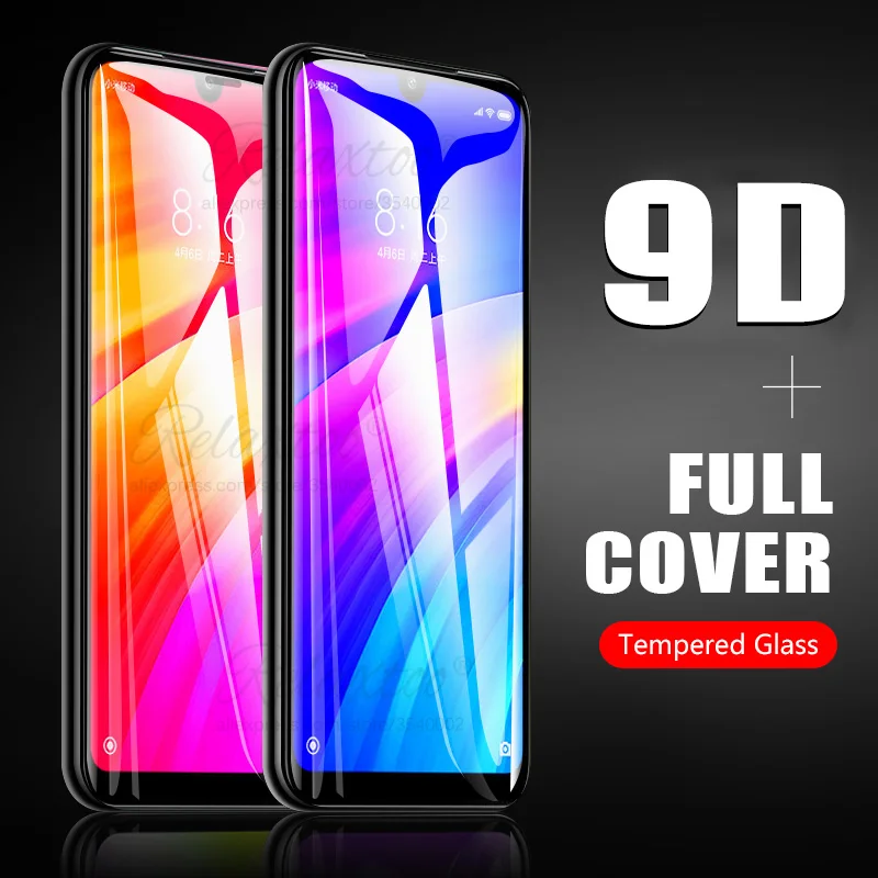 Закаленное стекло 9D с полным покрытием для Xiaomi mi 9t a3 lite redmi note 8 7 pro защита экрана