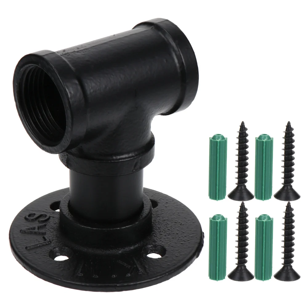 

1Pc Decorative Glass Holder Retro Rack Wall-mounted Bottle Shelf