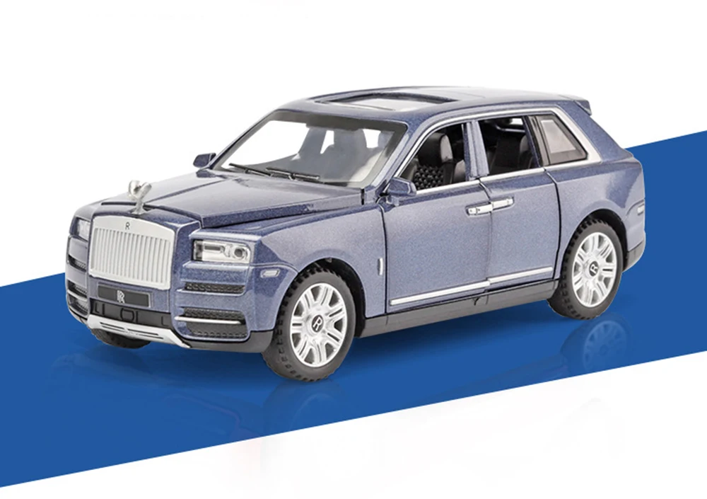 1:32 шкала Rolls Royce сплав литой под давлением металлический автомобиль-модель звуковой светильник Вытяните назад SUV 6 дверей можно открыть автомобиль-коллекция