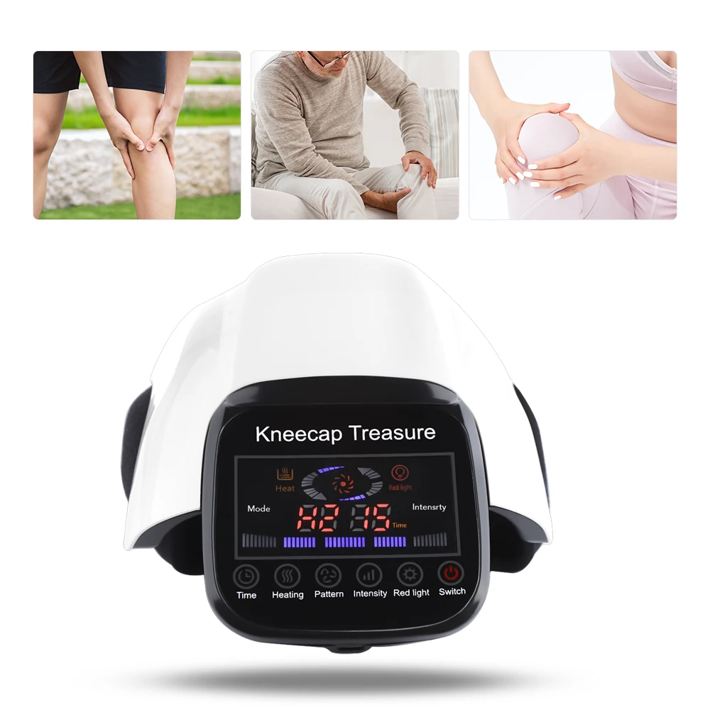 Electric Heating Knee Massager Air Pressure Vibration Infrared Joint Pads Physiotherapy Instrument Pain Relief Health Care |