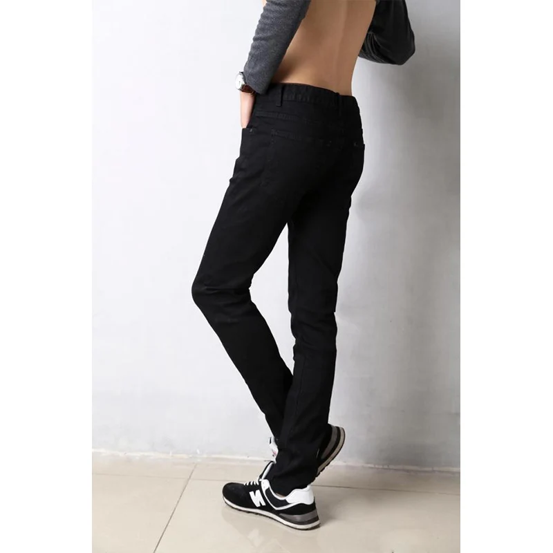 Облегающие черные джинсы, хлопковые брюки-карандаш в Корейском стиле, зимние сапоги, большие размеры от AliExpress RU&CIS NEW
