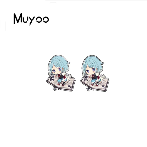 2019 Новая мода Ensemble Stars аниме акриловая смола серьги ручной работы эпоксидной