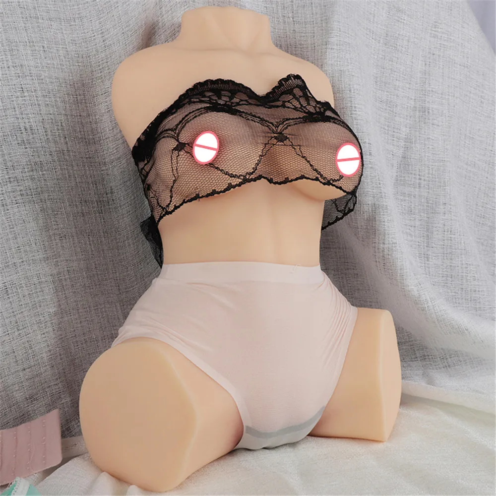 Новая силиконовая Реалистичная кукла для секса мастурбатор двухканальная