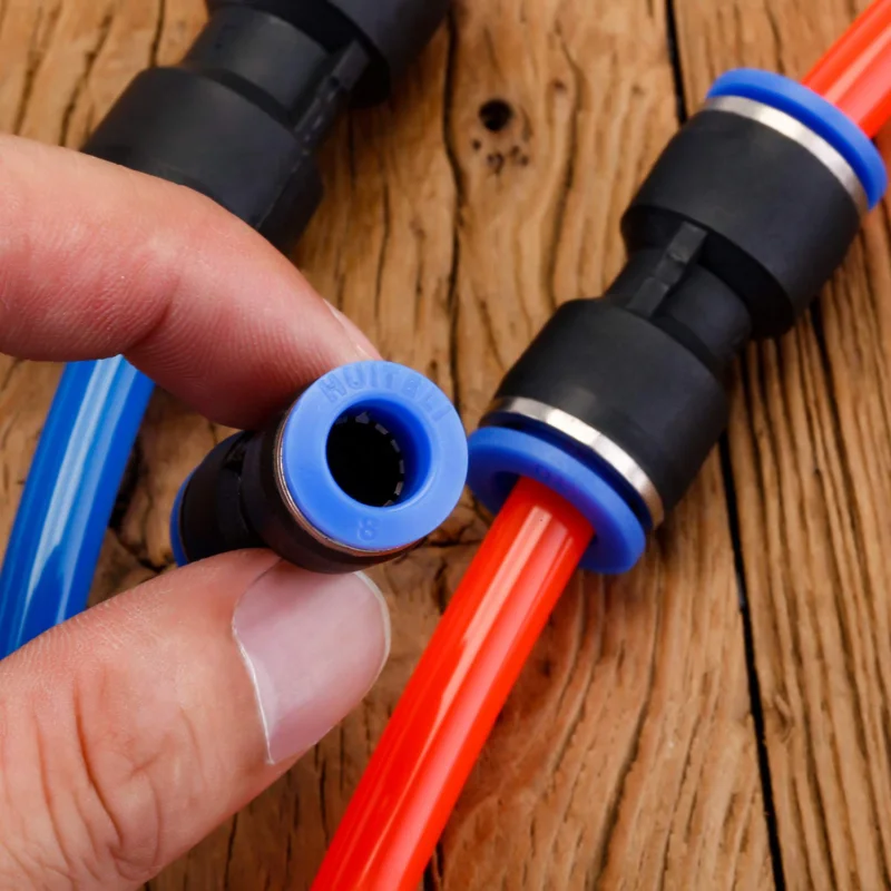 

40pcs Straight Push Accessories Connectors Connect Fittings Hose Pneumatic