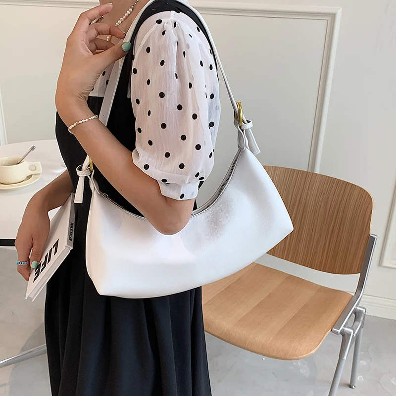 

Женская сумка через плечо, из искусственной кожи, однотонная, компактная, 2021