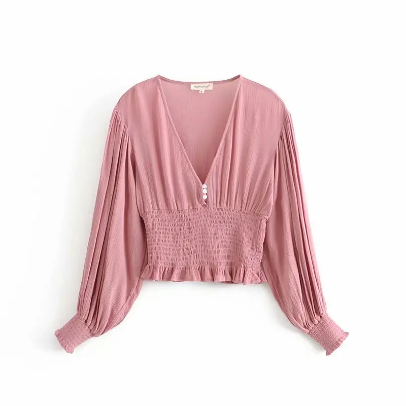 Белая кружевная сетчатая блузка женская укороченный топ элегантная v образный