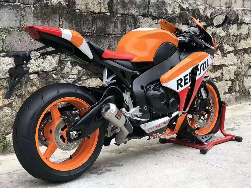 Слипоны CBR1000RR мотоцикл глушитель наконечник Escape Can глушитель комплект выхлопной системы US Edition для Honda CBR1000RR 2008