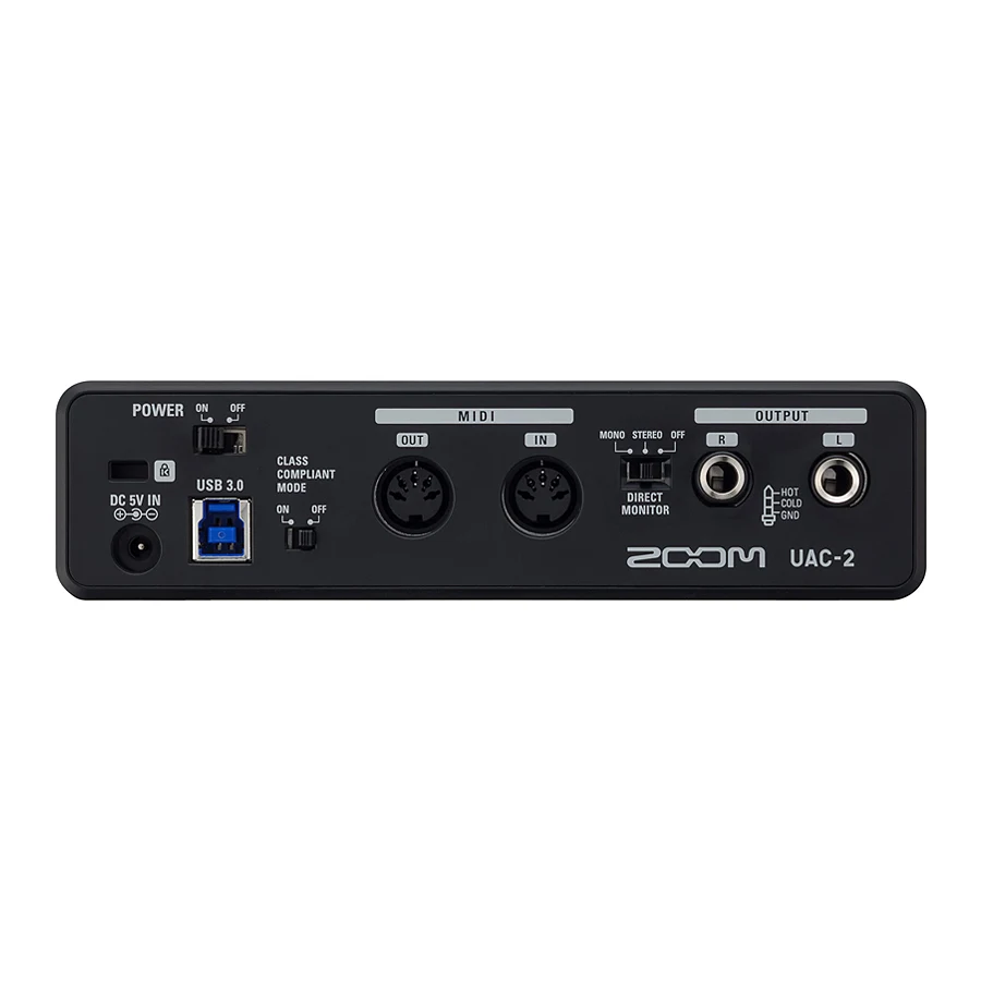Высокая производительность ZOOM UAC-2 USB 3 0 аудио интерфейс звуковая карта для