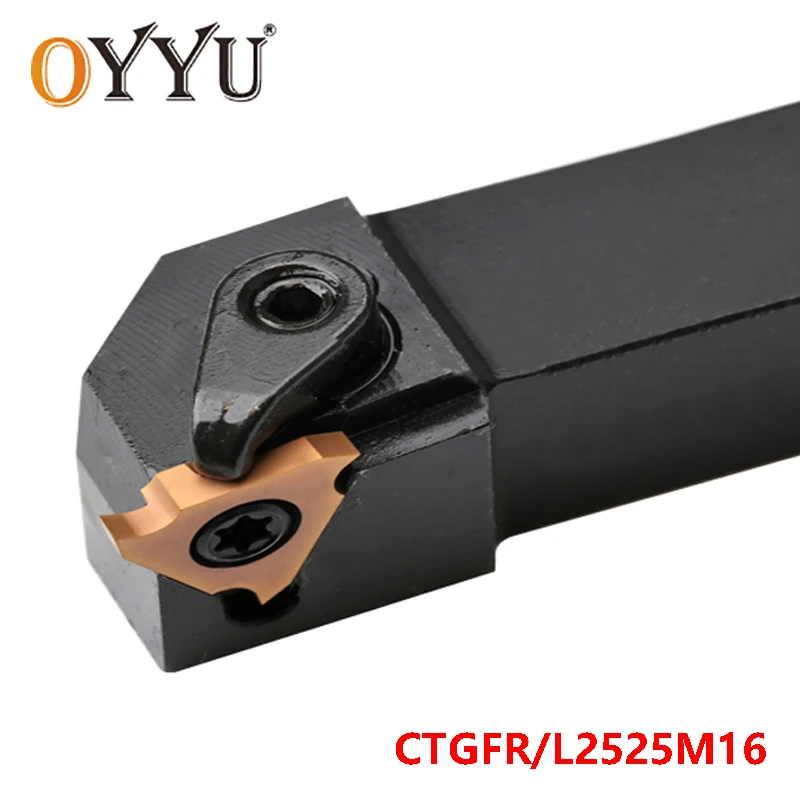 OYYU 25 мм CTGFR2525M16 CTGFL2525M16 токарный резак CNC держатель токарного инструмента CTGFR CTGFL