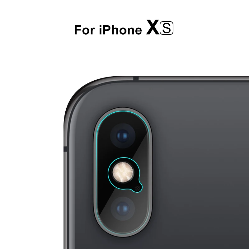 2 шт. объектив камеры закаленное стекло для iPhone 11 Pro MAX XR XS X Объектив Защитная пленка для экрана крышка для iPhone 8X7 11 Pro Max 11Pro - Цвет: For iPhone XS