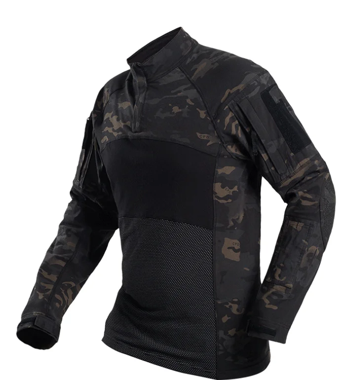 US Army Tactical Military Uniform Airsoft CS Game Camouflage Combat-Proven Shirts Rapid Assault Long Sleeve Shirt Battle Strike |