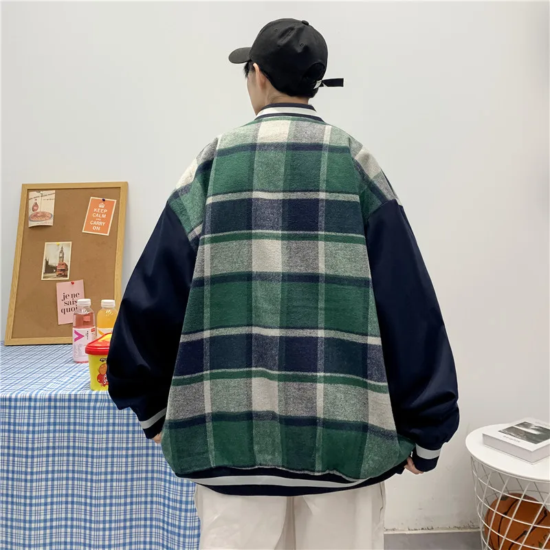 Мужская универсальная бейсбольная куртка High Street Новинка осени 2021 Корейская