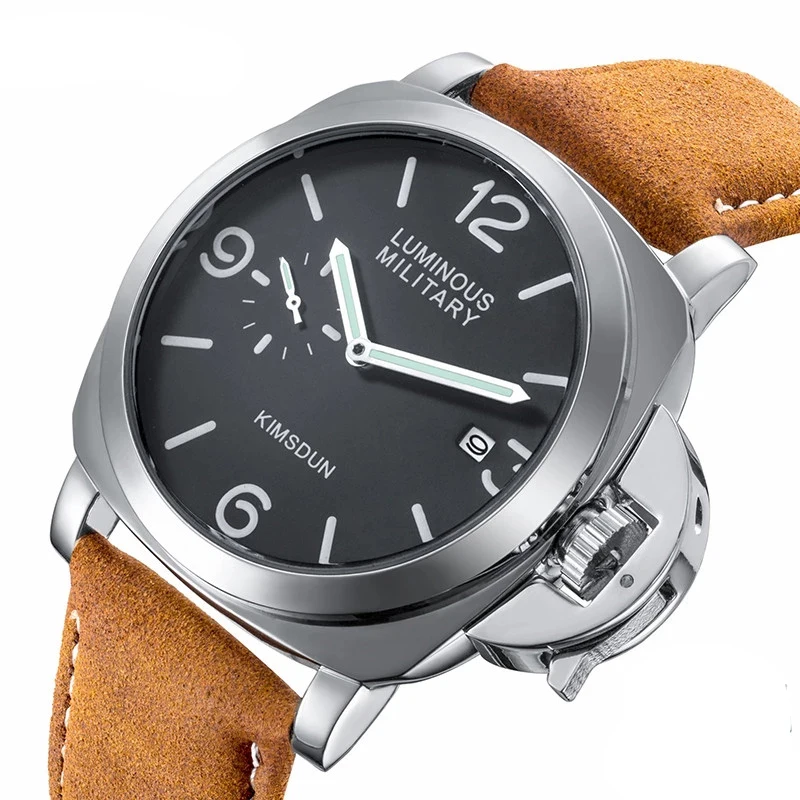 

Men's Leather Strap Quartz Watch Fashion Trend Military Luminous Army Clock Luxury Leisure Relogio Montre Femme Wrist Watches