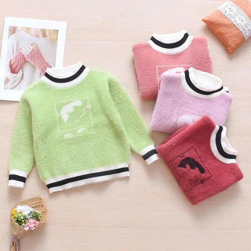 

Fashion Autumn Baby Girls Boys Sweater Toddler O-Neck Jumper Knitwear Long-Sleeve Children Kids Coats