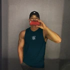 Жилет мужской с круглым вырезом, повседневный сетчатый, без рукавов, с принтом, для баскетбола, фитнеса, тренировок, лето 2021