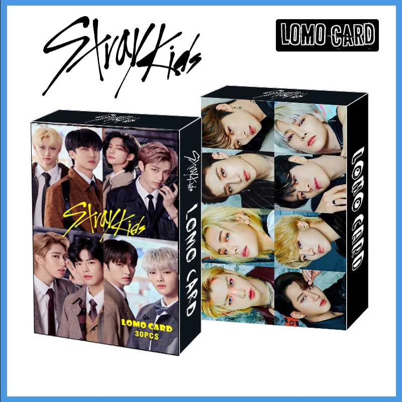 

30pcs/set Kpop stray kids Lomo card HD photo print straykids album photocard for fans gifts New arrivals