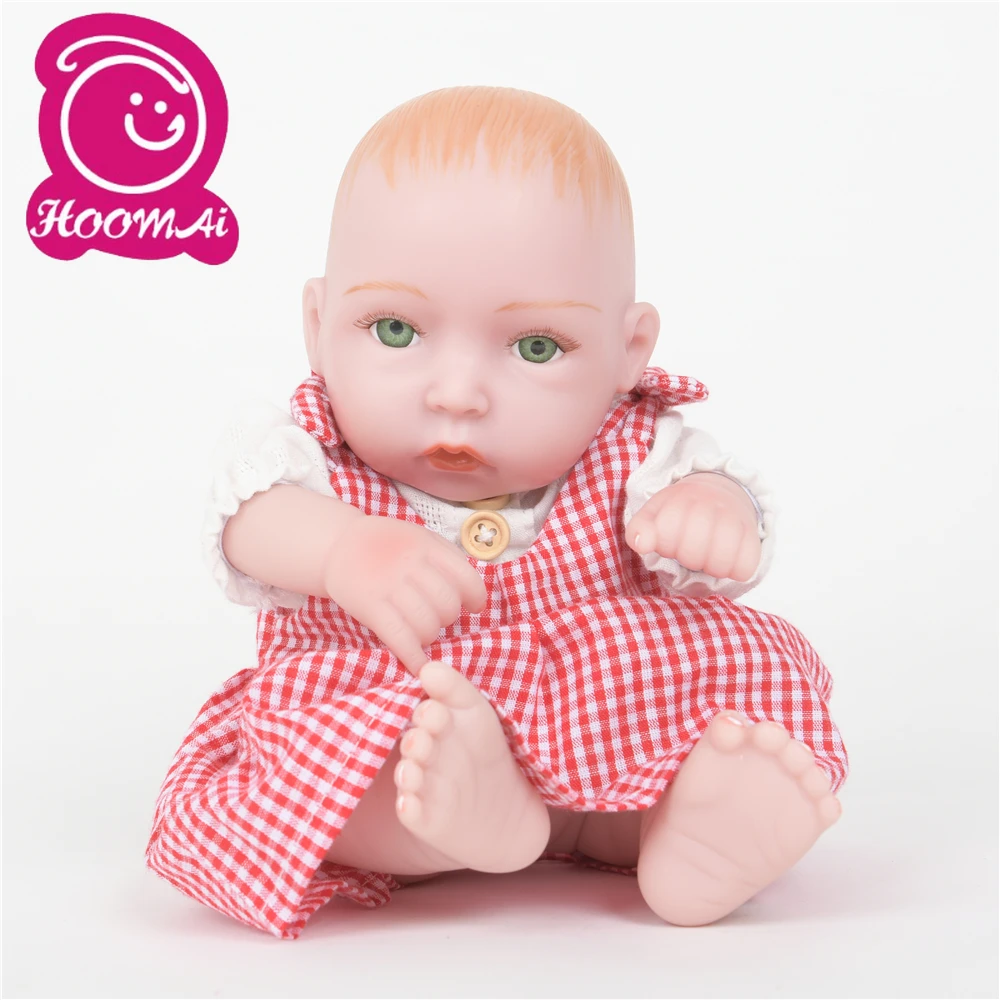 Кукла новорожденная силиконовая милая Реалистичная миниатюрная младенец для