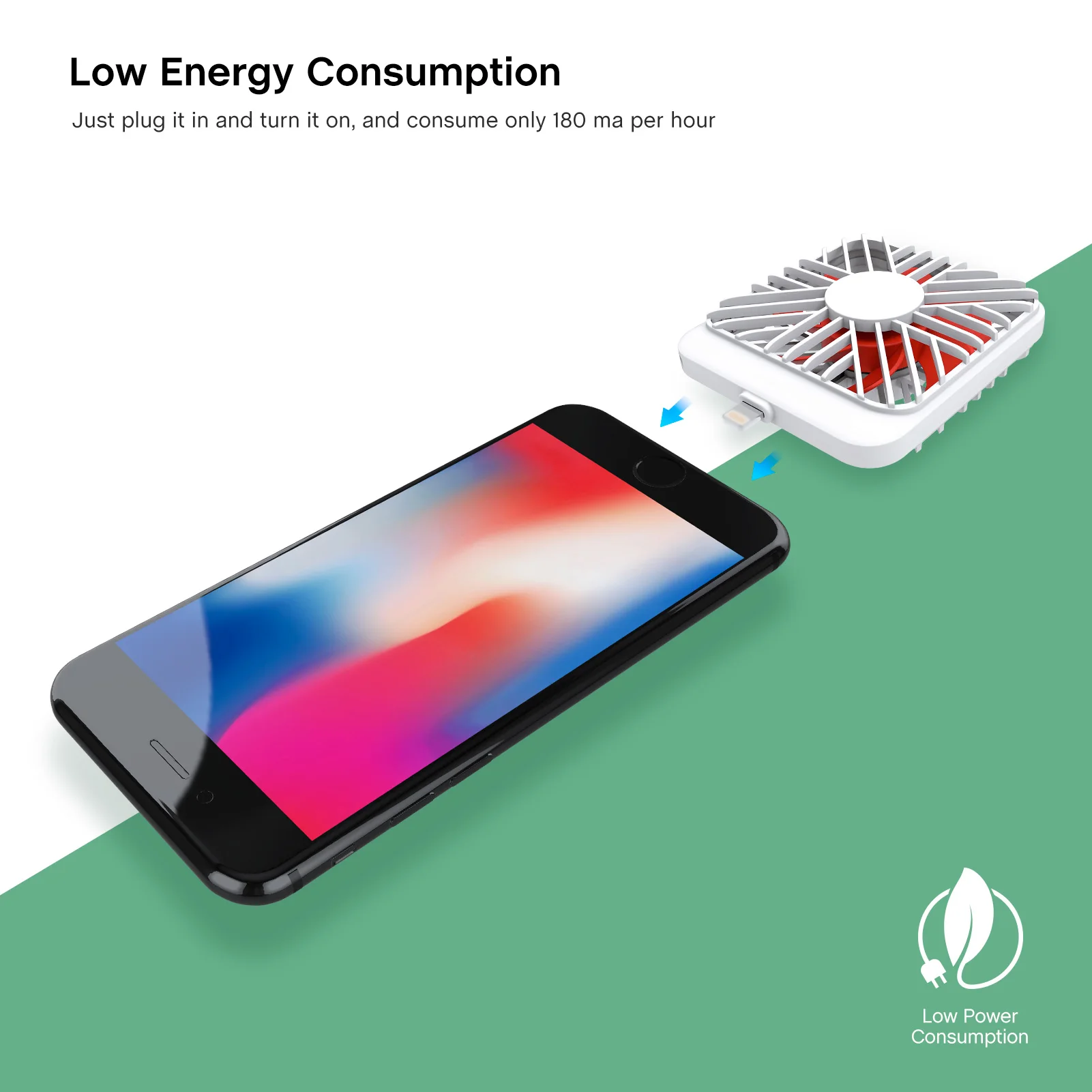 Новинка 2021 мини вентилятор для сотового телефона портативный планшетный