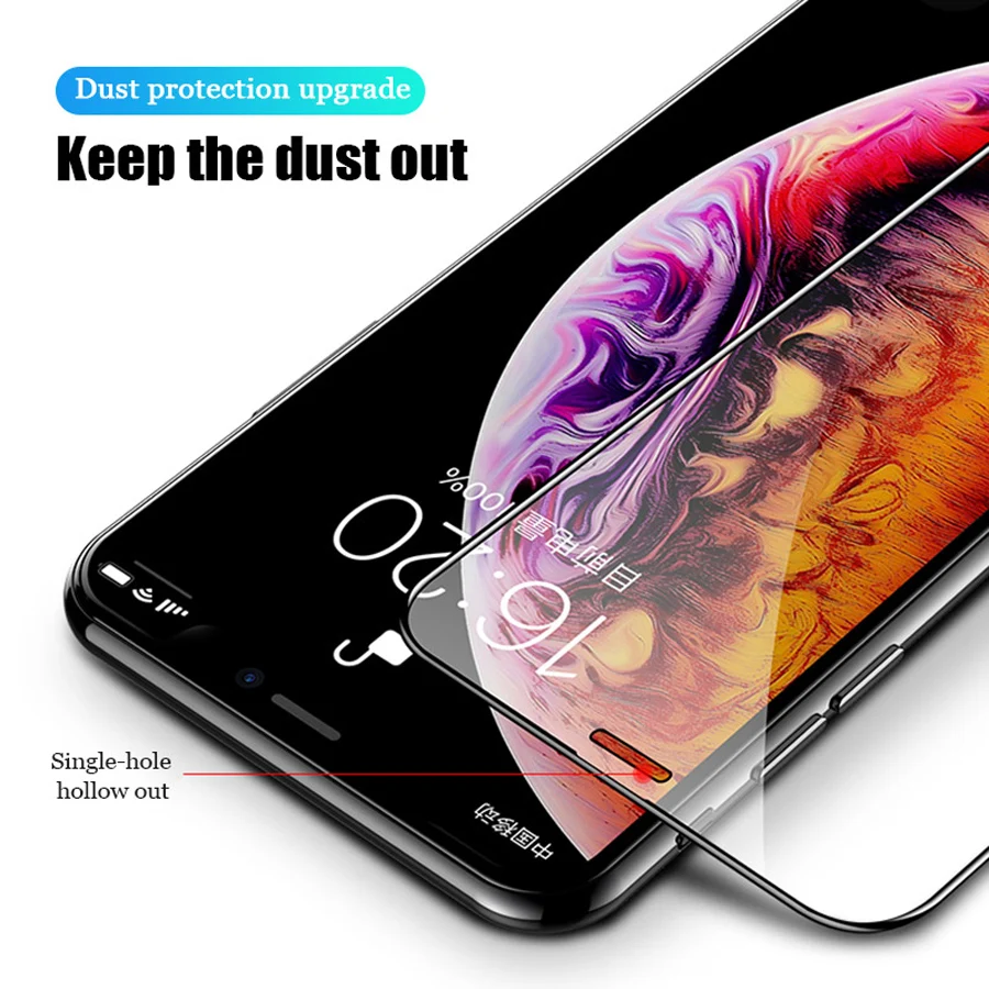 3pcs full cover tempered glass for iphone 7 8 6 6s plus se 2020 screen protector for iphone 12 11 xr x xs max pro mini glass free global shipping