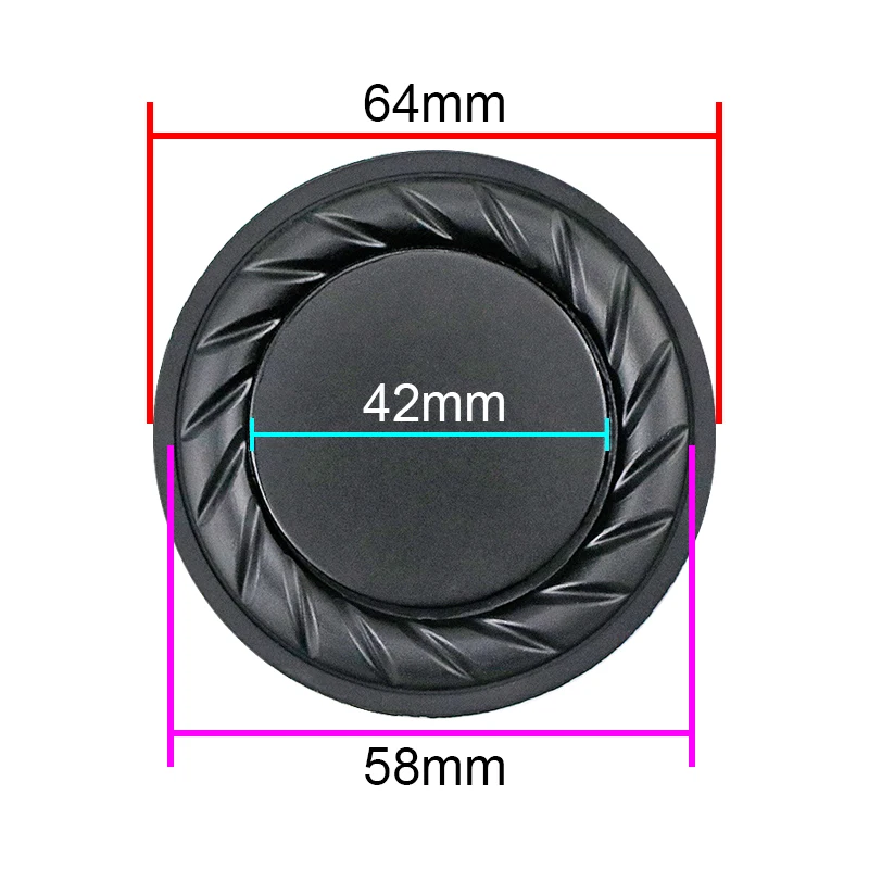 Басовый радиатор 64 мм басовая диафрагма пассивная плата портативный динамик