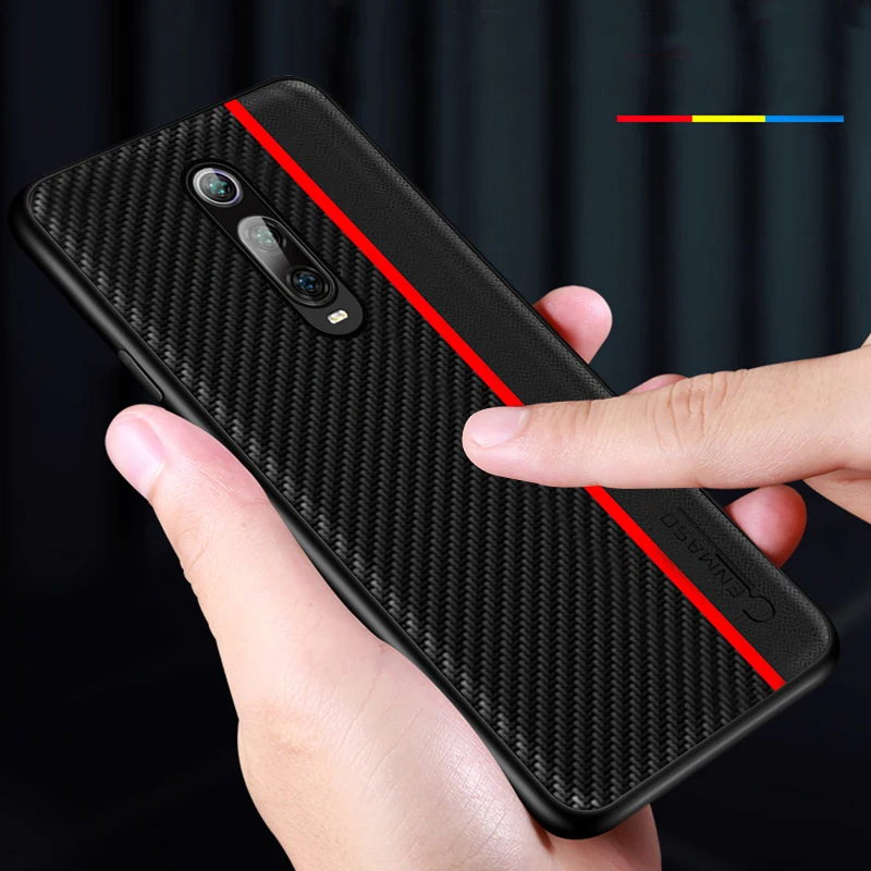 Чехол для Redmi K20 K30 волоконный кожаный чехол Xiaomi Mi Note 10 9 Lite SE 9T CC9E 8T 8 7 Pro 6A 7A 8A |