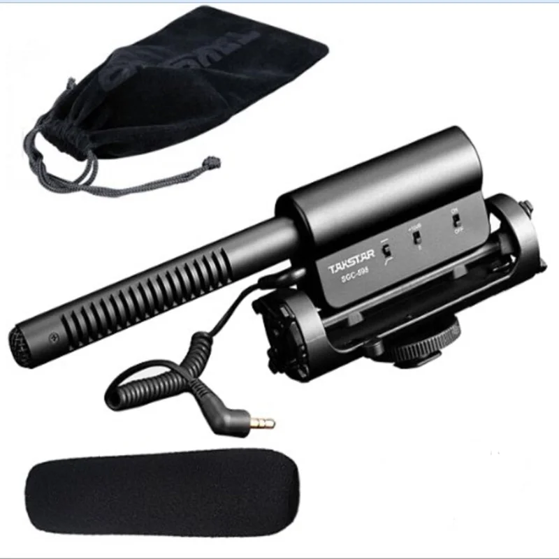 Takstar искусственная фотография интервью Лекция рандомный Микрофон для Nikon Canon 650D 70D