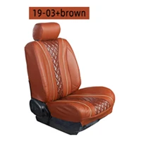 BOOST для Toyota Ractis Lepice автомобильный чехол 2013 NCP125 чехол для сидения автомобиля полный комплект 5 сидений правый руль вождения - Название цвета: 19-03 Brown