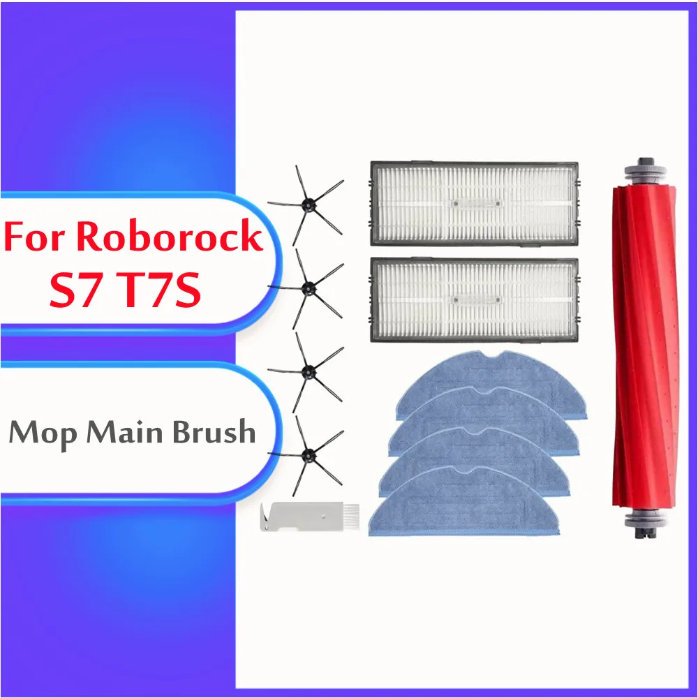 

Запчасти для робота-пылесоса Xiaomi Roborock S7 T7S Plus Mijia